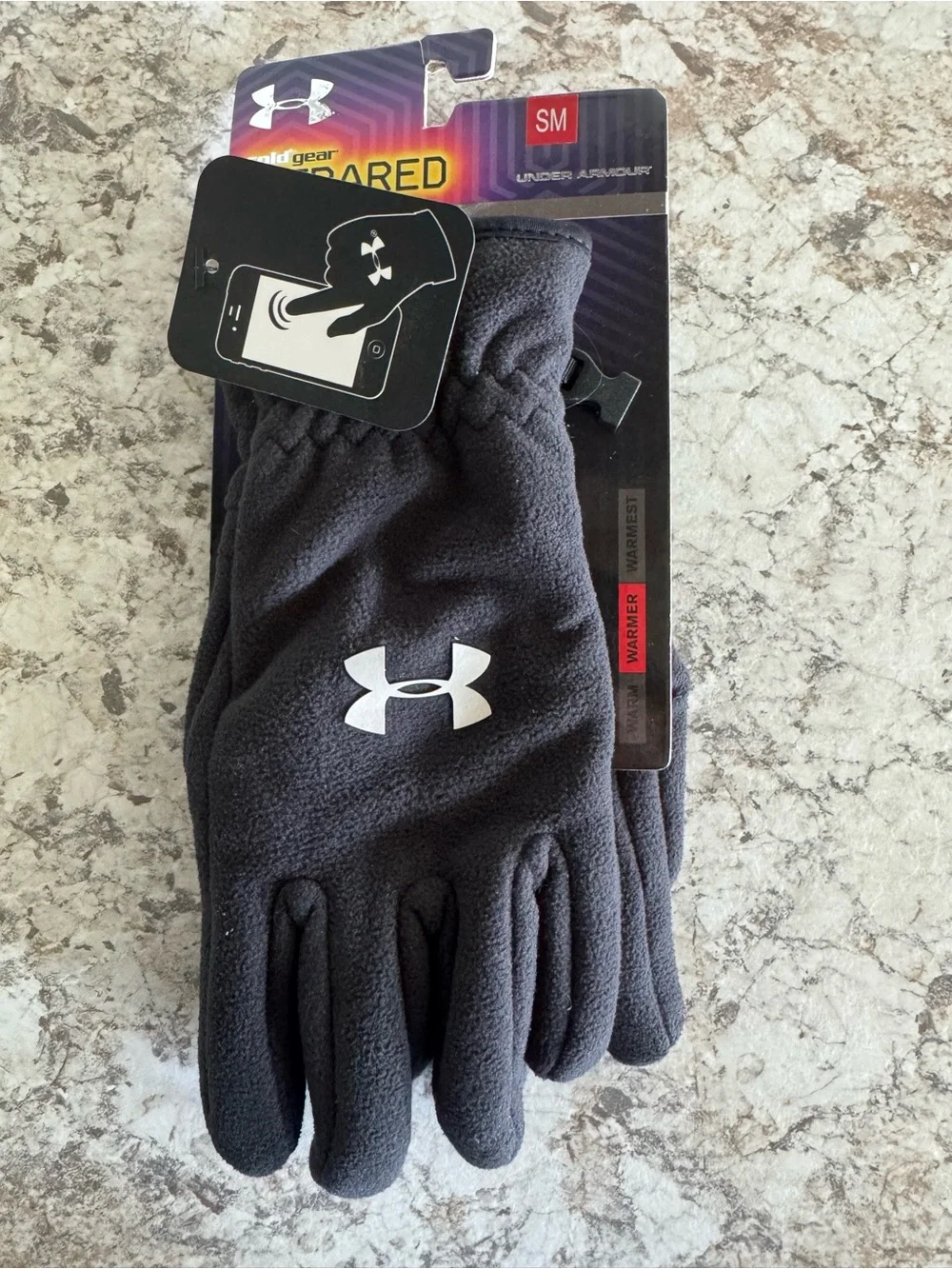 Under Armour Black Fleece Touchscreen-Friendly Gloves